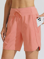 🌷🌷Hot Sale Women's Active 7 Inseam Athletic Long Running High Wasistband Shorts