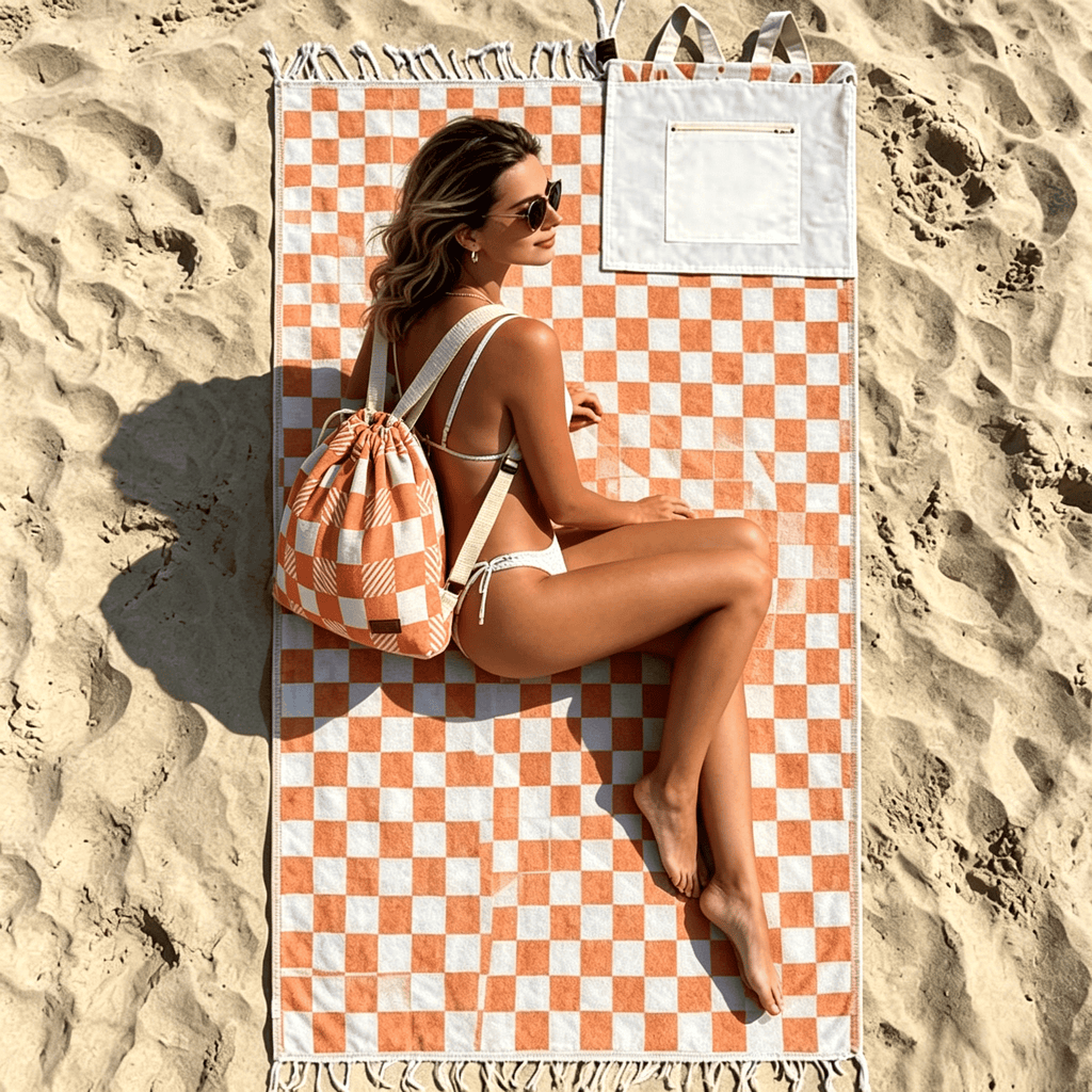 🔥TODAY'S DEAL🌴 2-in-1 Beach Towel & Backpack | Perfect All Summer