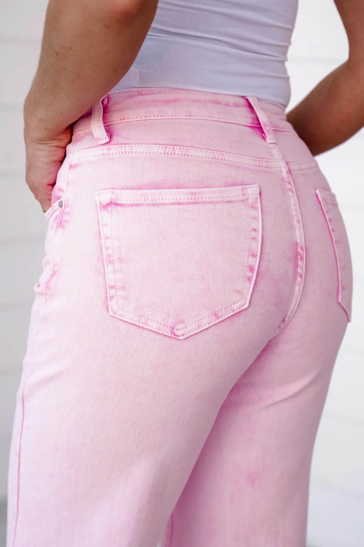 🌷🌷High Rise Tummy Control Wide Leg Jeans (Buy 2 Free Shipping)