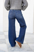 🌷🌷High Rise Tummy Control Wide Leg Jeans (Buy 2 Free Shipping)