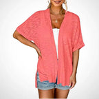 🌷🌷Womens Lightweight Cardigan 2026 Summer Short Sleeve Open Front Beach Coverup Vacation Outdoorfun Knitwear Comfort Casual Loose Minimalist Basic Knitting Batwing Shortsleeve Tops Womenswear