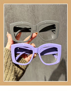 👓👓Oversized  Square Frame Uv Protection Sunglasses