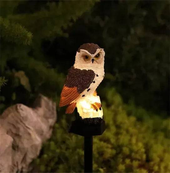 💝💝Waterproof Solar Owl Lamp - LED Path Lamp for Lawn, Garden and Outdoor Decorations