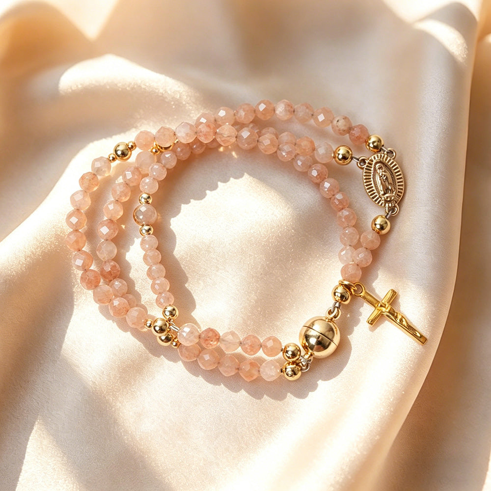 🌷✨Wear Your Faith Every Day ✝️🙏FaithLine Silver Rosary bracelets📿