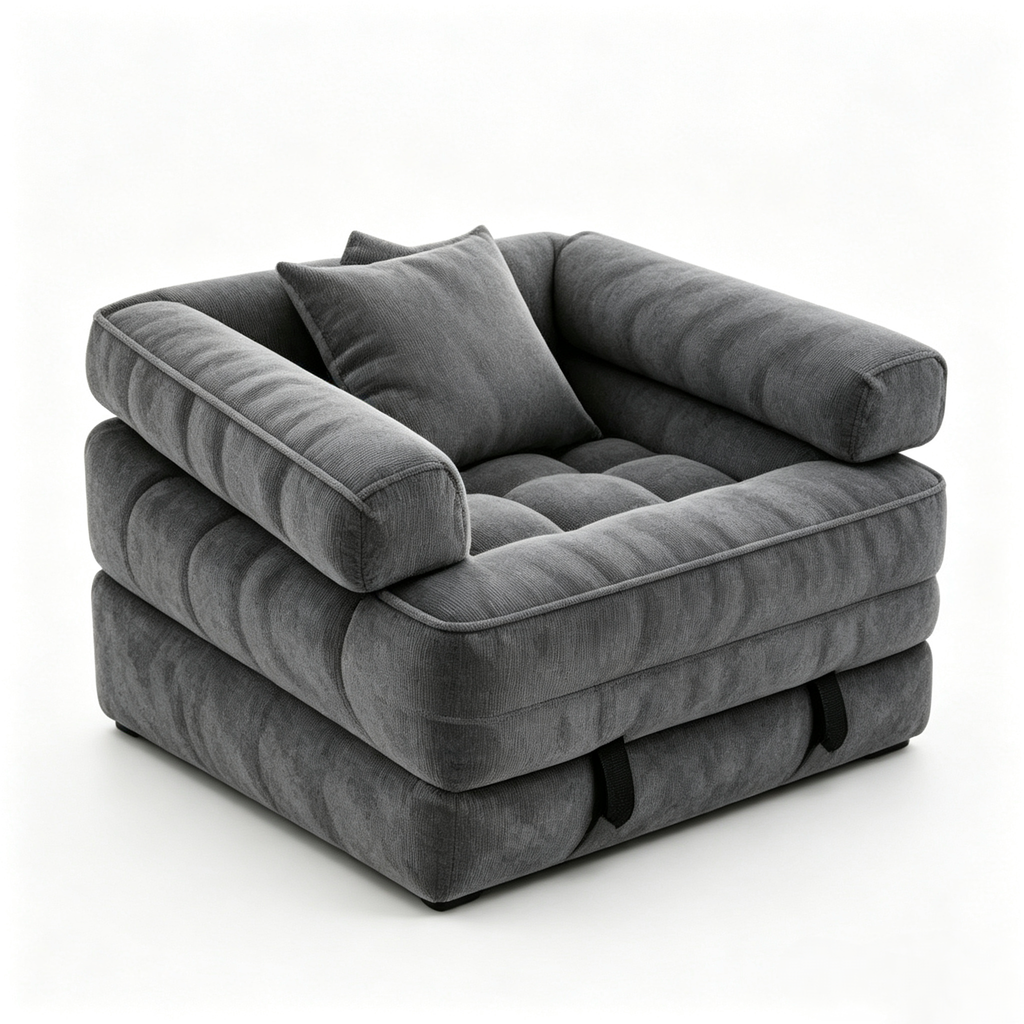 🤲 Factory direct salese🛋️ 3-in-1 Convertible Floor Sofa Bed（🎁Special Sale—Free Shipping)