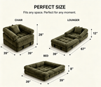 🤲 Factory direct salese🛋️ 3-in-1 Convertible Floor Sofa Bed（🎁Special Sale—Free Shipping)