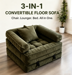 🤲 Factory direct salese🛋️ 3-in-1 Convertible Floor Sofa Bed（🎁Special Sale—Free Shipping)