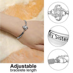🌷A Bracelet That Celebrates Your Unbreakable Friendship ❤️The Lucky Four-Leaf Clover Bracelet A symbol of luck, love, and the bond between best friends.