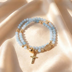 🌷✨Wear Your Faith Every Day ✝️🙏FaithLine Silver Rosary bracelets📿