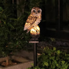 💝💝Waterproof Solar Owl Lamp - LED Path Lamp for Lawn, Garden and Outdoor Decorations