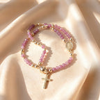 🌷✨Wear Your Faith Every Day ✝️🙏FaithLine Silver Rosary bracelets📿