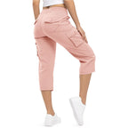 📦📦Womens Lightweight Capris Hiking Pants 6 Pockets Quick Dry Cargo Outdoor Trip Loose Shorts COMFY  MOMS OVER 30