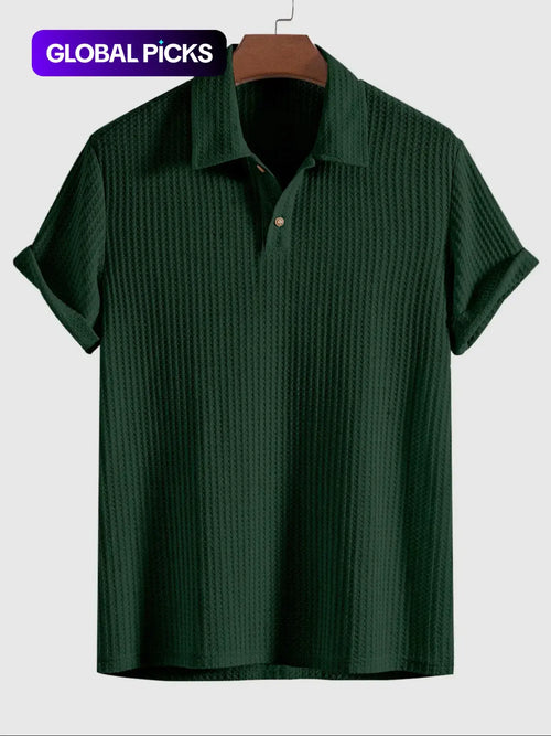 👕 Men's Knit Polo Shirt 🚀 2 Pcs Free Shipping