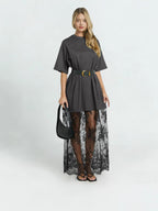 🌷Kai Lace T-Shirt Maxi Dress