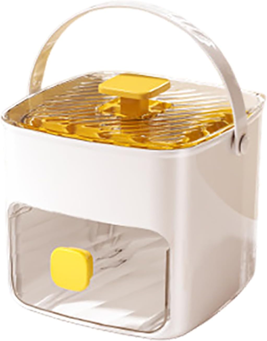 2026 Compact Portable Ice Cube Maker with Integrated Storage Compartment for Freezer Kitchen Worktop Ideal for Household Outdoor Activities (B, One Size)