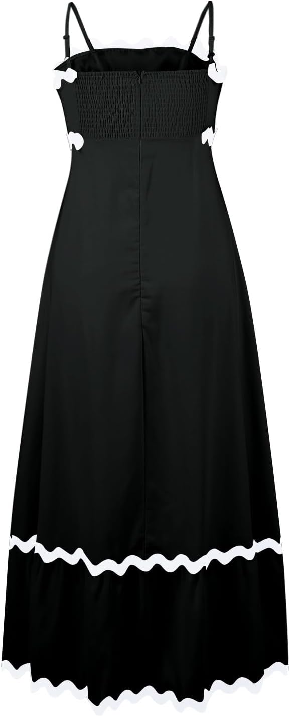 🌷100% Cotton Ric Rac Detail Maxi Dress