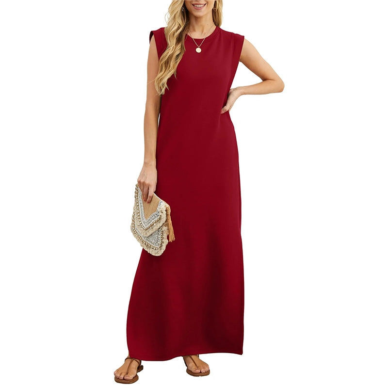 🎁New arrival 50% OFF💥Women's Casual Loose Split Wrinkle-Free Long Dress