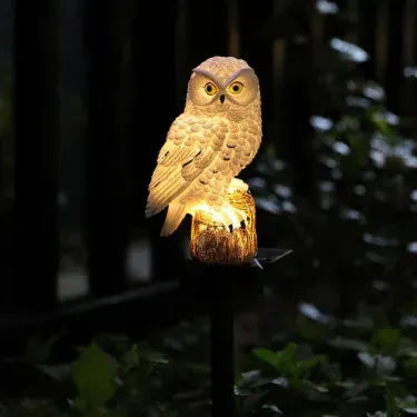 💝💝Waterproof Solar Owl Lamp - LED Path Lamp for Lawn, Garden and Outdoor Decorations