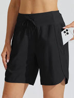 🌷🌷Hot Sale Women's Active 7 Inseam Athletic Long Running High Wasistband Shorts