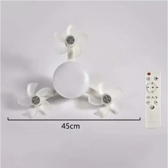 💝💝Modern ceiling fan lamp with E27 thread (model 2026) - silent 2-in-1 LED fan with remote control