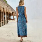 💝💝Women's retro leopard print midi dress