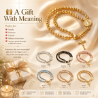 🌷✨Wear Your Faith Every Day ✝️🙏FaithLine Silver Rosary bracelets📿