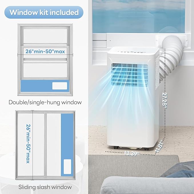 🤲 Factory direct sales 🔥Portable Air Conditioners, 8000/10000 BTU | 3-in-1 Portable AC for Indoor Use A5407