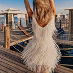 💝💝👗Sexy and elegant party dress with fringe👗