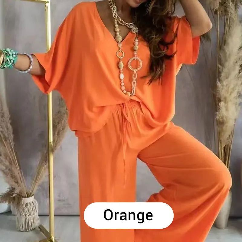 💝💝💕Women's casual suit, loose, in a solid color