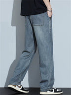 🔥🔥Men's Summer Comfortable Loose Straight Leg Retro Denim Pants