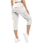 🔥🔥🔥 Limited time sale Women's Lightweight Hiking Capris: Quick-Dry, 6 Pockets, Loose Fit