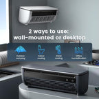 🤲 Factory direct sales 🔥Upgraded 3 Wind Modes Portable Wireless Wall Mounted Air Conditioner