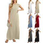 🎁New arrival 50% OFF💥Women's Casual Loose Split Wrinkle-Free Long Dress