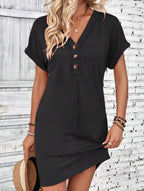 Street Style V-neck Fairy dress