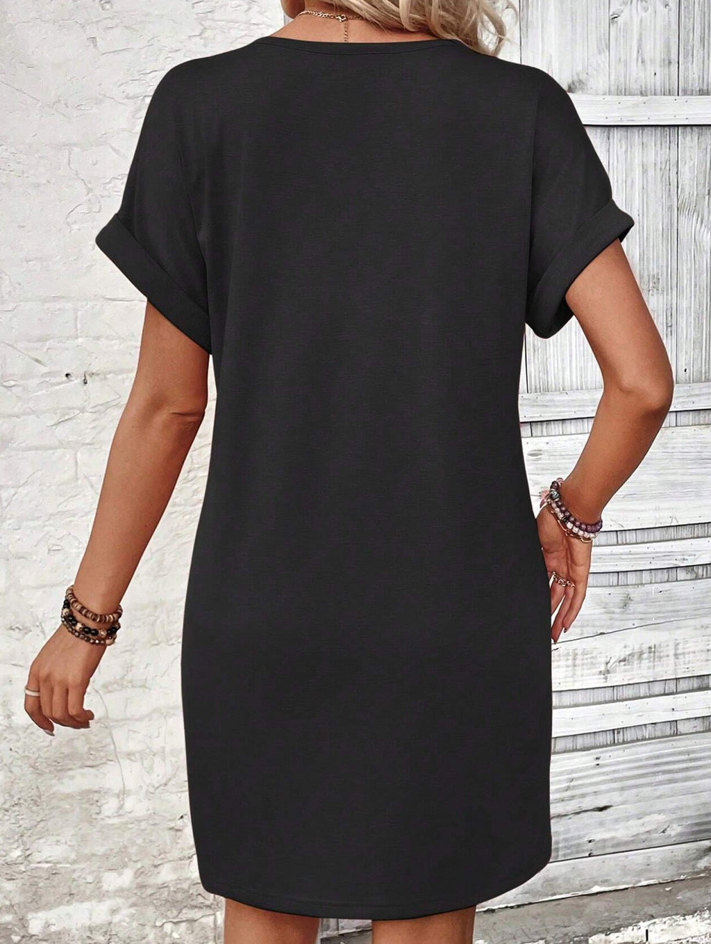 Street Style V-neck Fairy dress