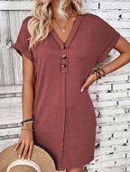Street Style V-neck Fairy dress