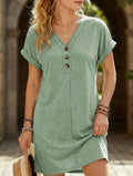 Street Style V-neck Fairy dress