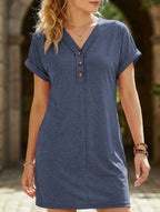 Street Style V-neck Fairy dress