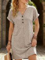 Street Style V-neck Fairy dress