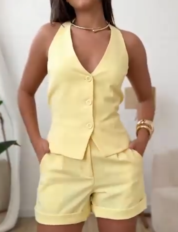 Shorts and Vest Set