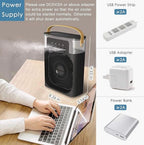 💚Cool Nova™ Portable Mini Air Cooler Fan | Portable Humidifier Air Cooler Mist Fan Mini Table Fan for Home with 3 Speed Mode with Water Spray