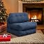 💚Camel Faux Fur Fabric Bean Bag Chair, Chaise Lounge Sofa with Foam Filling for Living Room,Bedroom and Dorm, No Assembly