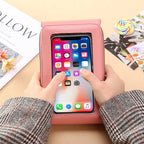 🌷🌷Fashionable Soft Vegan Leather Double Zipper Cross-body Wallet Bags