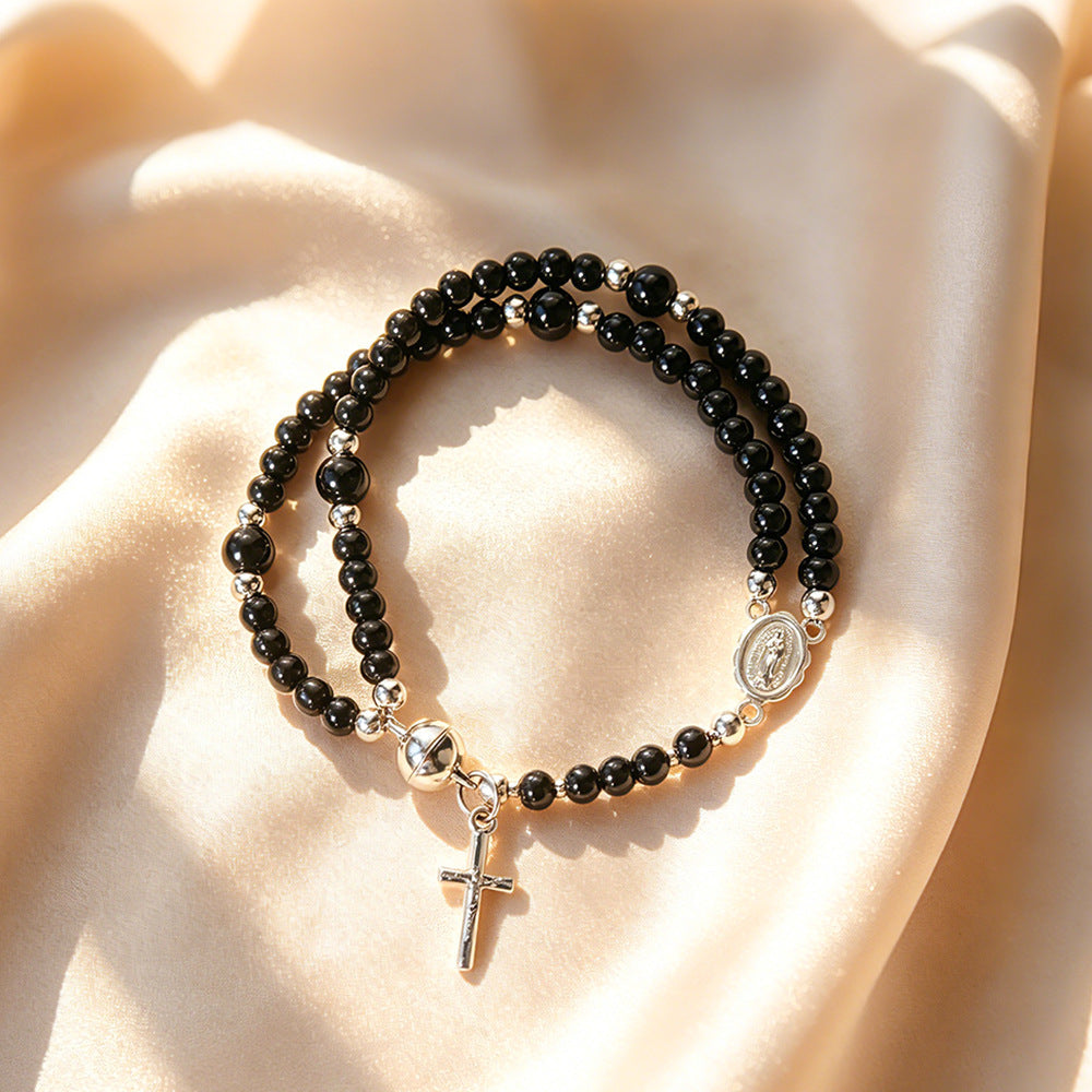 🌷✨Wear Your Faith Every Day ✝️🙏FaithLine Silver Rosary bracelets📿