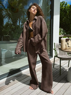 🌷Last day 50%OFF🔥100% LINEN PALAZZO SET(Buy 2 Free Shipping)