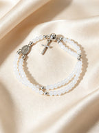 🌷✨Wear Your Faith Every Day ✝️🙏FaithLine Silver Rosary bracelets📿