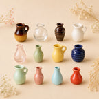 🌺Roselle Mini Vase Ceramic Magnets