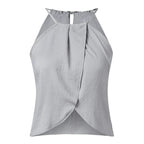 🌷🌷Chic Sleeveless Halter Pants Set