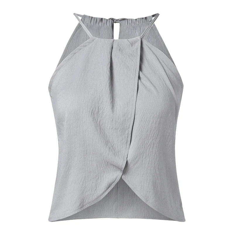 🌷🌷Chic Sleeveless Halter Pants Set