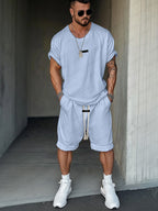 💚Athleisure Fusion T-Shirt Shorts Set